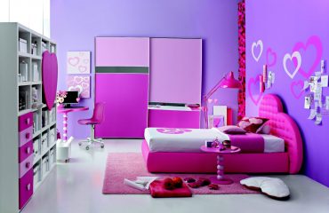 Bright and Funky Girl's Bedroom Design